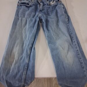 Women's Light Blue Straight Leg Jeans